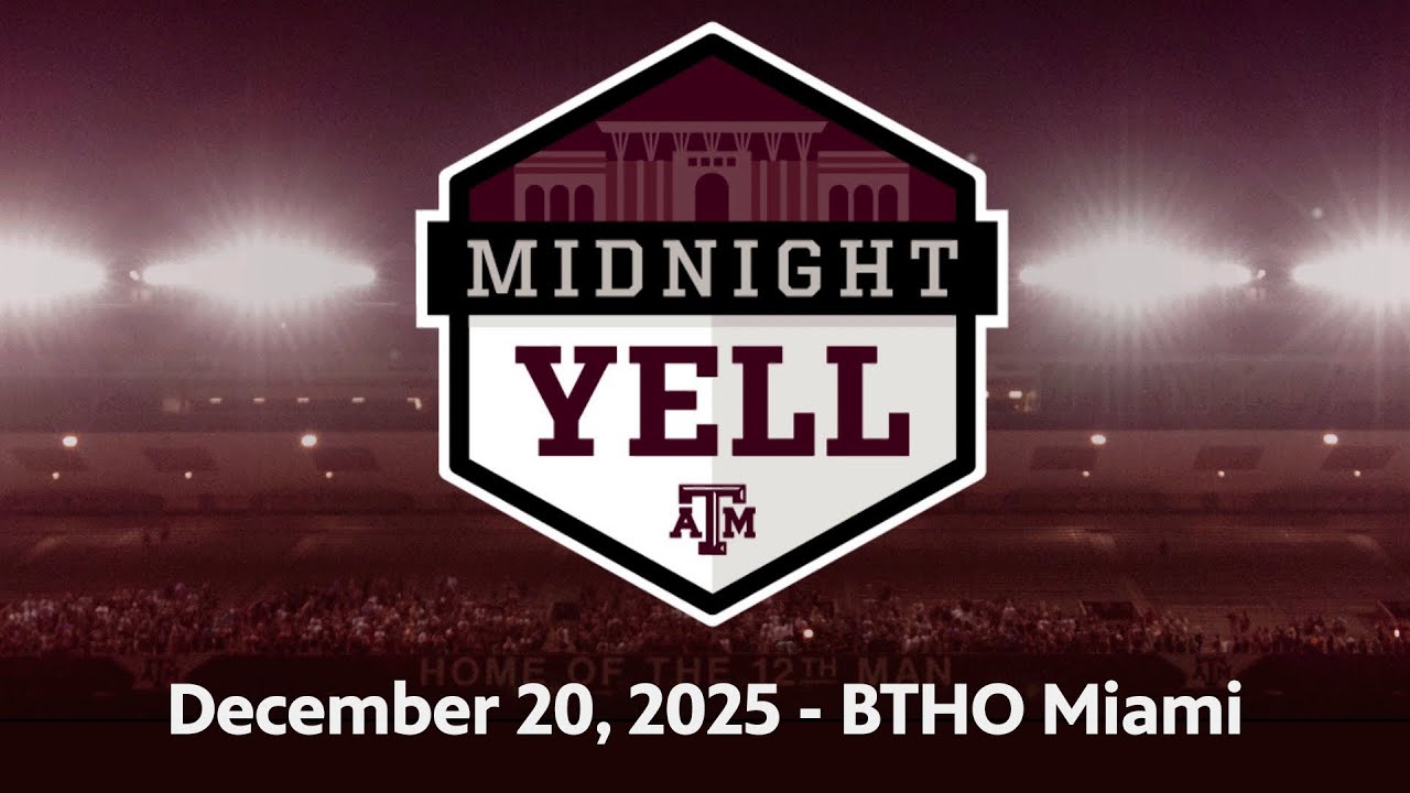 Texas A&M Midnight Yell | December 20, 2025 | BTHO Miami