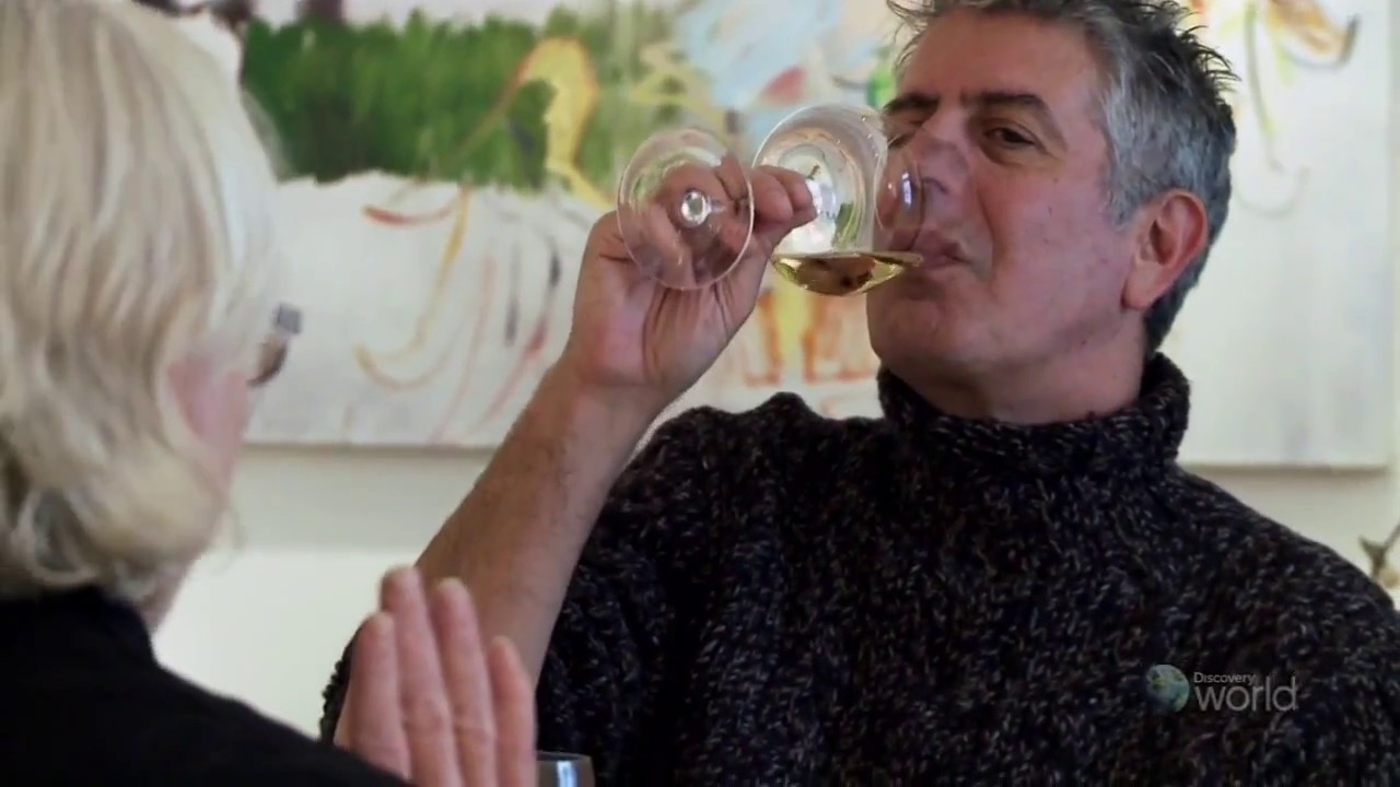Anthony Bourdain visiting Max Stiegl at Gut Purbach (Burgenland, Austria)