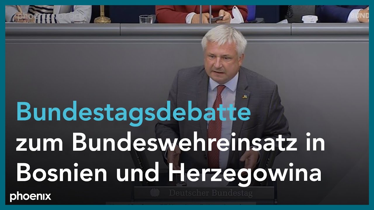 Bundestag: Debatte zum Bundeswehreinsatz in Bosnien und Herzegowina am 08.07.22