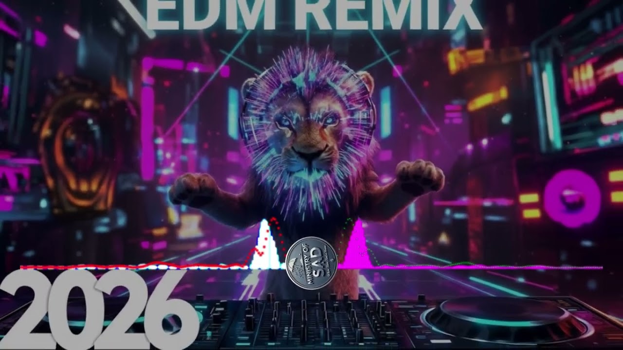 EDM Mashup Mix 2026 🦁🔥 Lion DJ Electro House | Party Remix Music |#remix