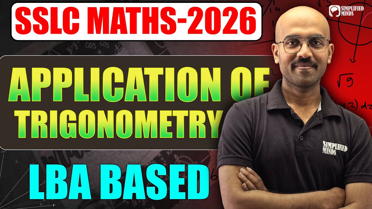 Some Application of Trigonometry SSLC Maths | FA3 special | Important Questions | SimplifiedMinds