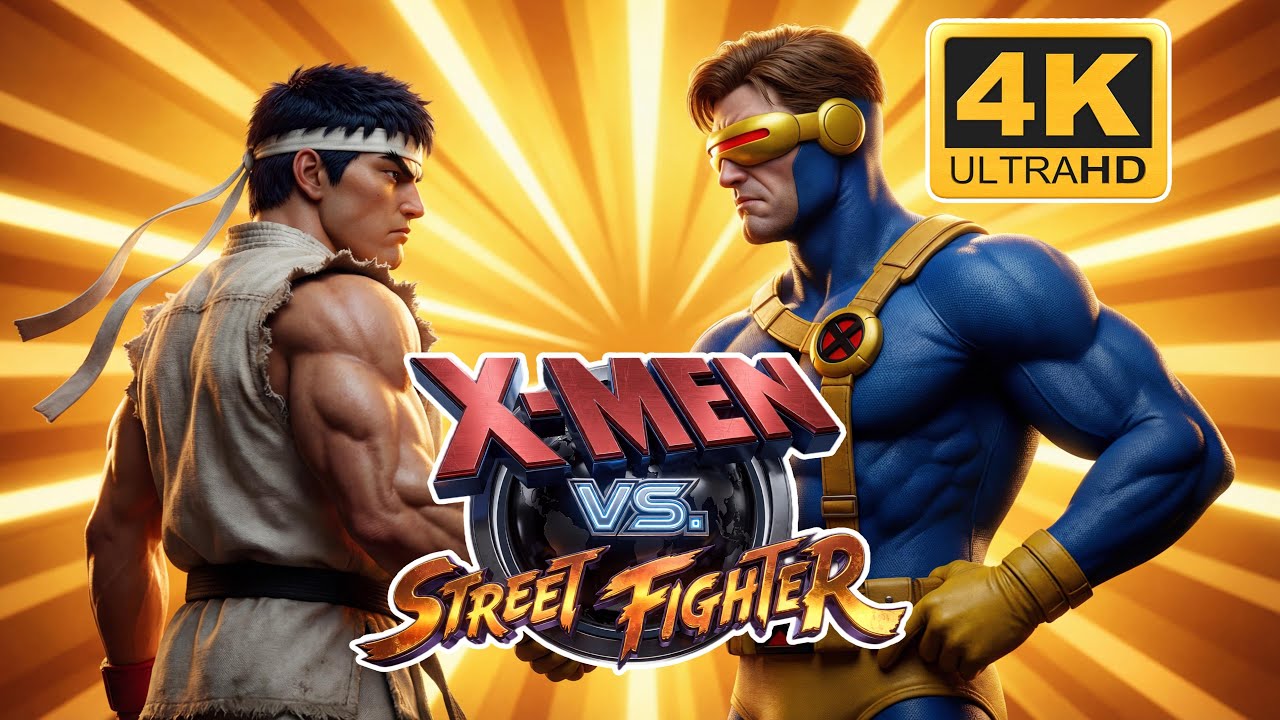 [4K] X-Men vs Street Fighter - All Characters and Stages AI Reimagined in REAL LIFE.