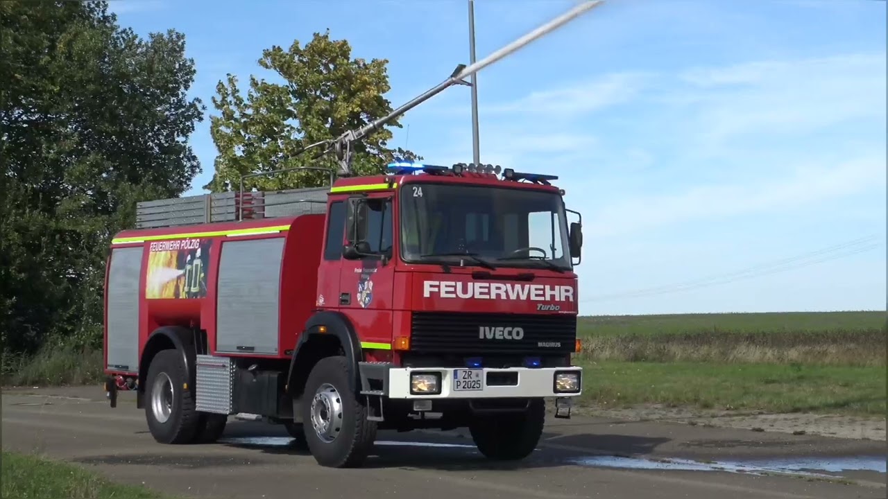 Ein Unikat, das Magirus TLF 16/46 auf Iveco Turbo der Feuerwehr Pölzig in Thüringen.... 