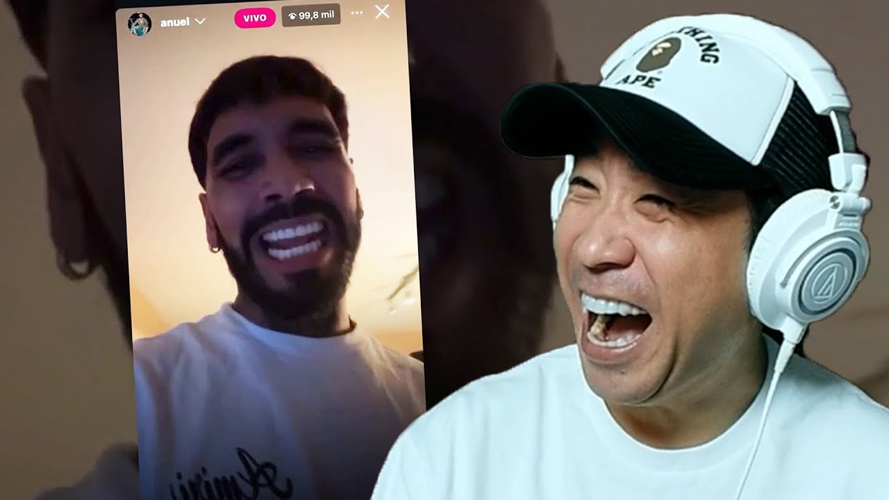 ANUEL SE DESCONTROLA EN LIVE 😱😂