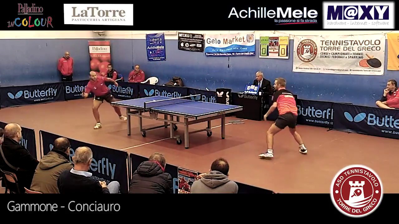 Tennistavolo Davide Gammone vs Conciauro / Torre del Greco vs Palermo / Serie A2 2017 2018