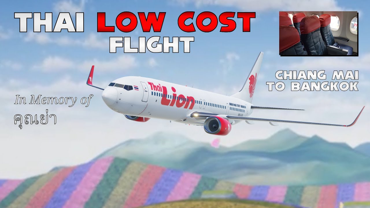 Thai Lion Air: Economy Class (Boeing 737-9GPER)[Chiang Mai - Bangkok (Don Mueang)]