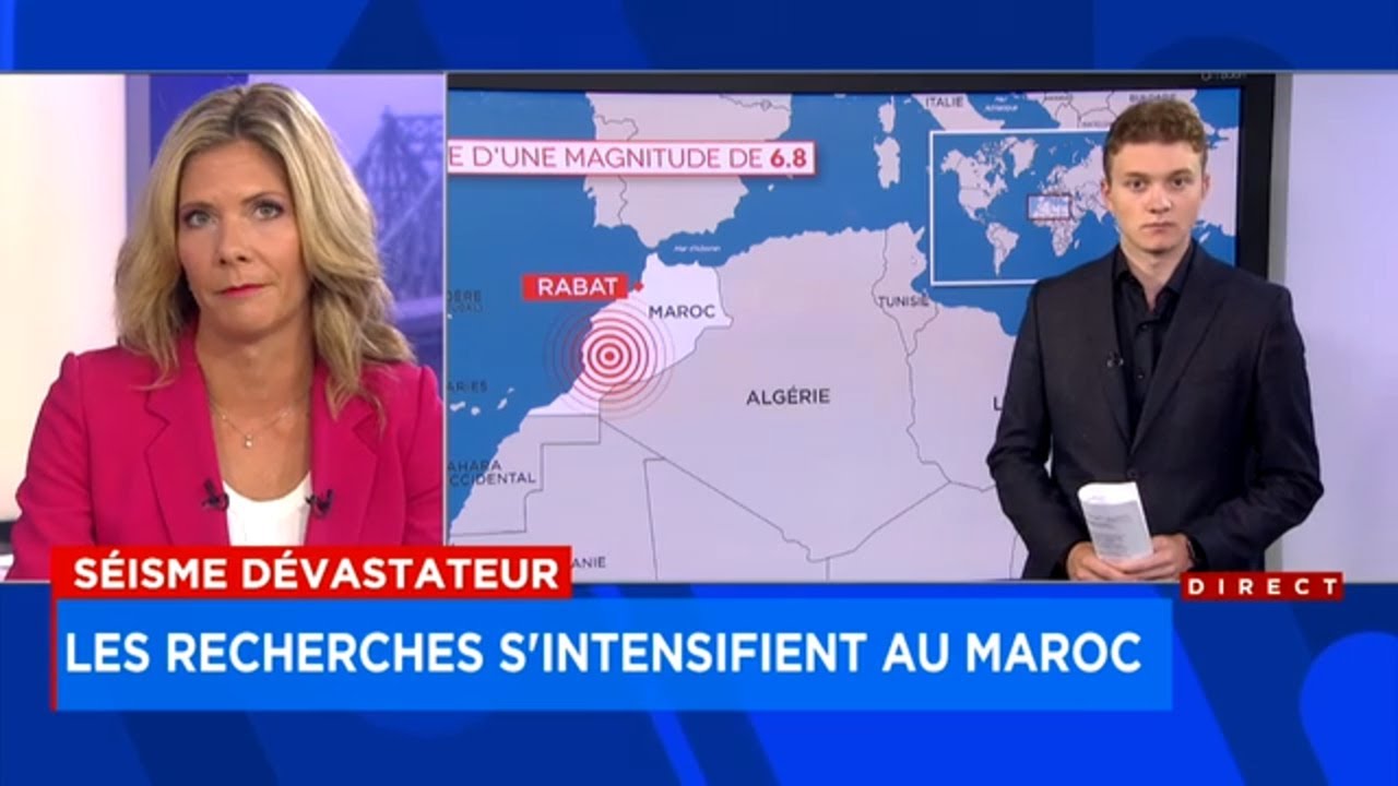 Les recherches s'intensifient pour trouver des survivants au Maroc