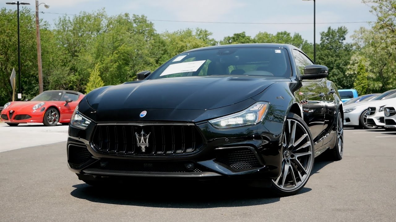 2021 Maserati Ghibli Trofeo Review - Start Up, Revs, Walk Around and Test Drive