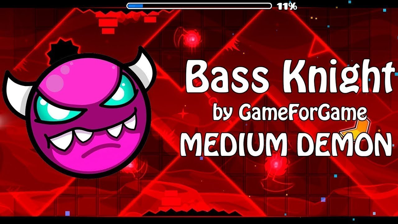 MEDIUM XL DEMON | Bass Knight 53% | Geometry Dash