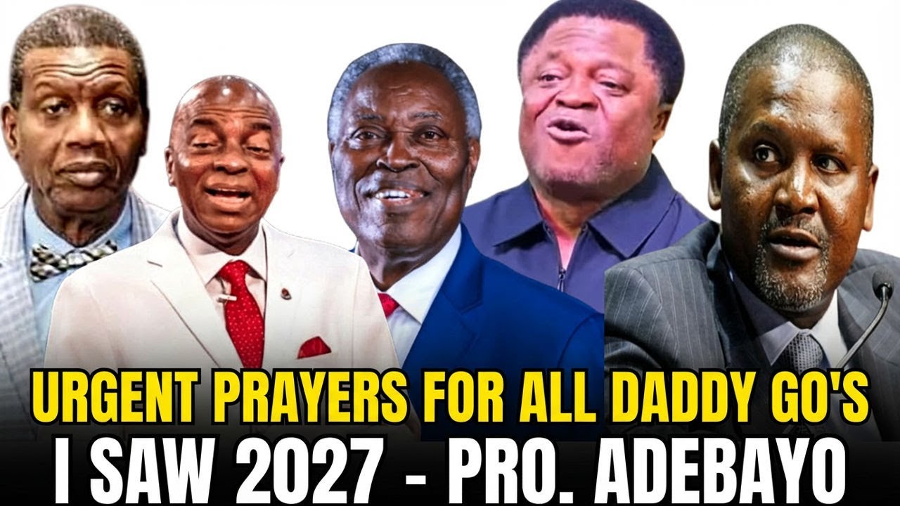 URGENT PRAYERS FOR ALL DADDY GO'S & DANGOTE, THIS SHOULD NOT HAPPEN NEXT YEAR - PROPHET ADEBAYO