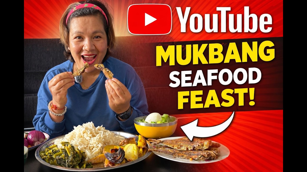 🔥 MUKBANG 🔥मिठो मिठो माम सगं तातो तातो माछा🐟 FISH • 🍚 RICE • 🥦 BROCCOLI
