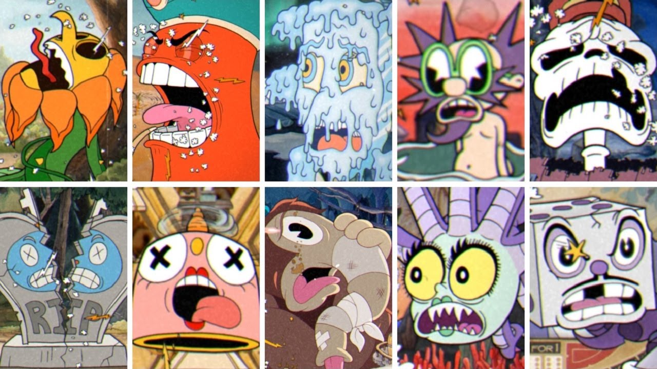 Cuphead - All Bosses on Expert (S Rank + DLC Included)
