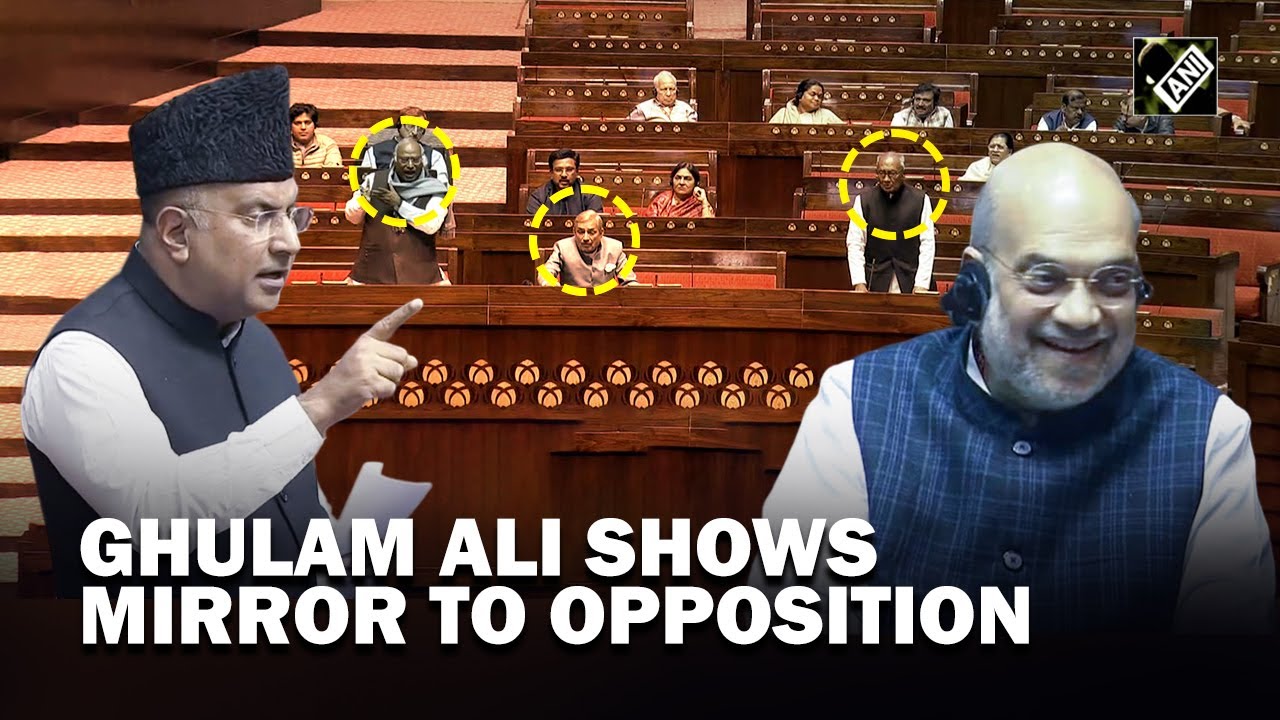 RS MP Ghulam Ali compares situation in Kashmir before, after Narendra Modi became the Prime Minister