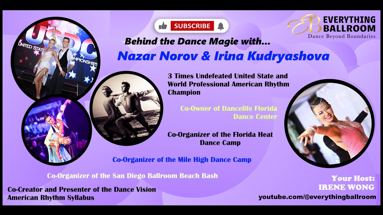 Live with Nazar Norov and Irina Kudryashova | World Professional American Rhythm Champions
