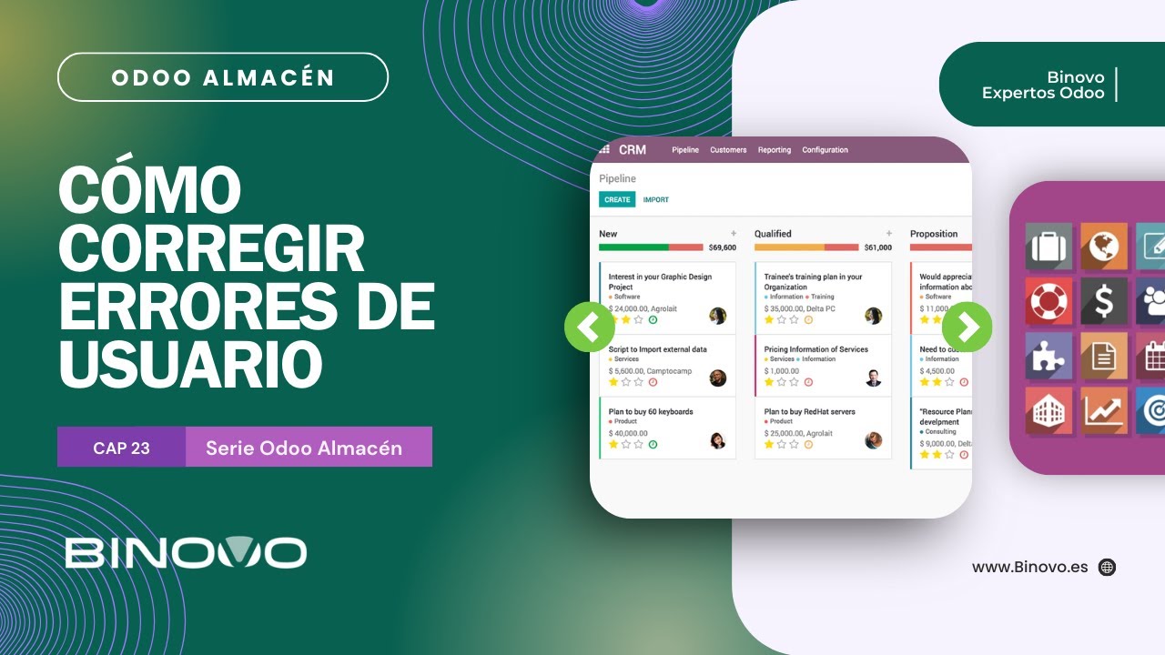 ODOO Almacén | Tutorial 23 📌 Cómo corregir errores de usuario y las meteduras de pata más comunes