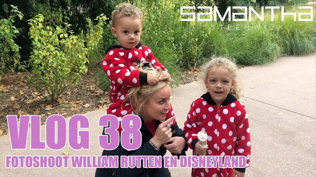 VLOG #38 FOTOSHOOT WILLIAM RUTTEN EN DISNEYLAND - Samantha Steenwijk