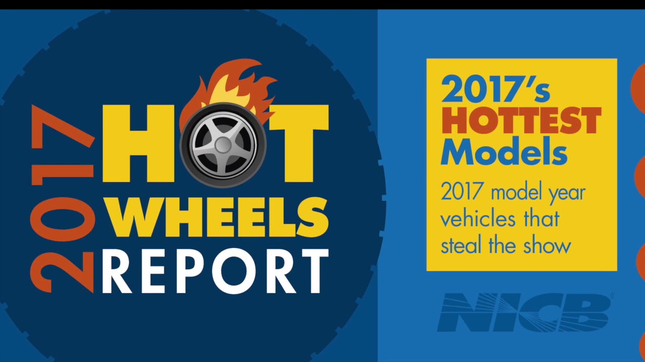 Hot Wheels 2017: Top 10 Most Stolen Vehicles