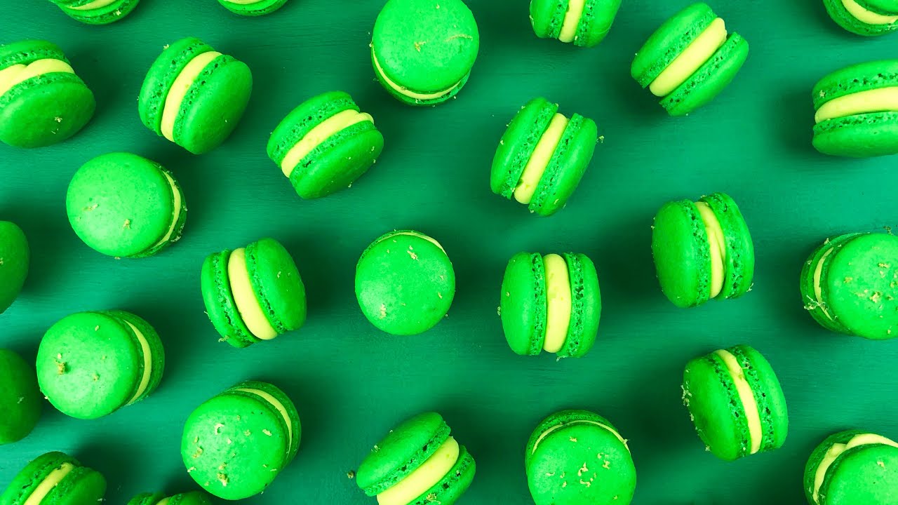 ZESTY LIME MACARONS