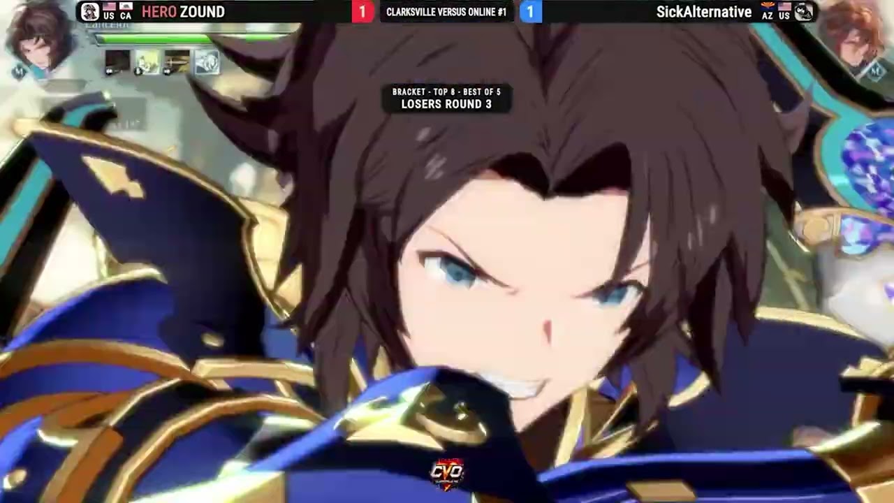 CVO #1 (Granblue) Losers Round 3 - HERO ZOUND (Vane/Lancelot) vs SickAlternative (Siegfried)