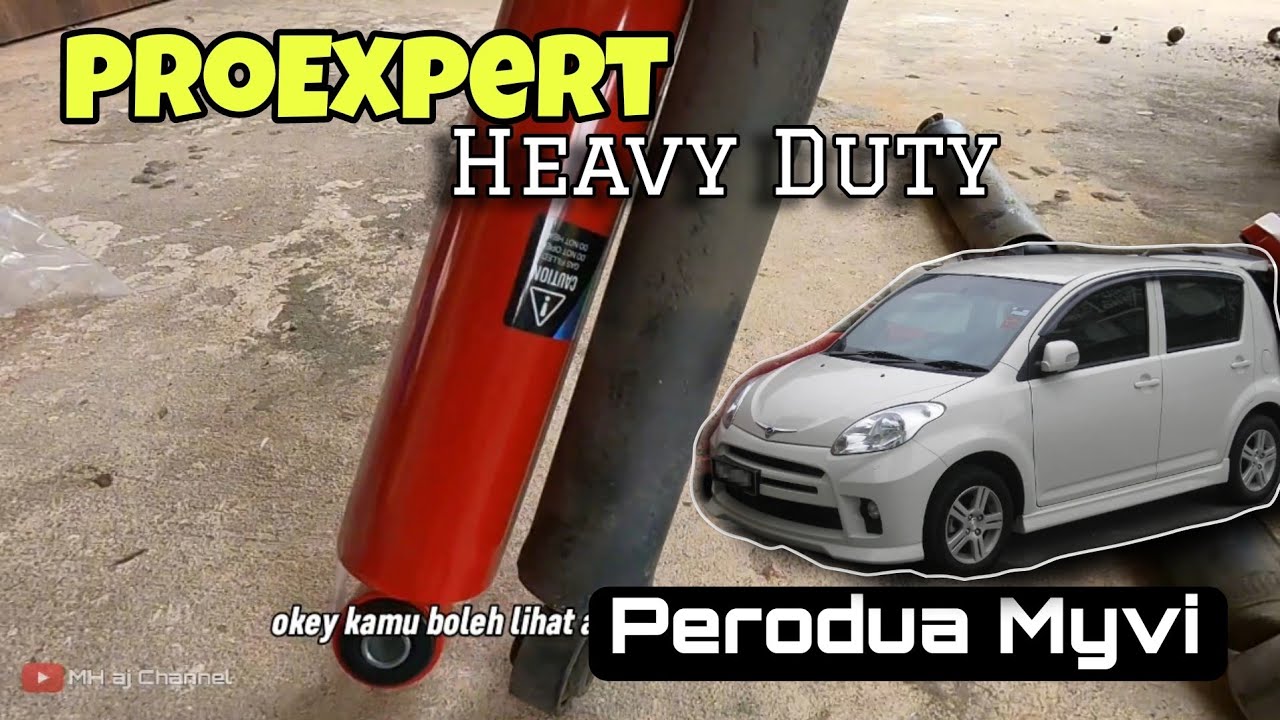 Pemasangan Absorber Heavy Duty belakang MYVI ProExpert Absorber