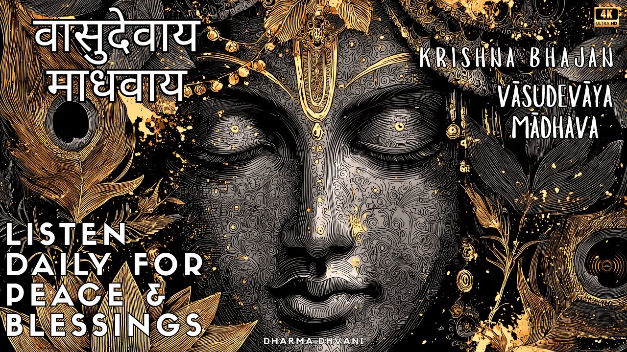 Vasudevaya Madhava | Calm & Soothing Krishna Bhajan (Hindi–Sanskrit)