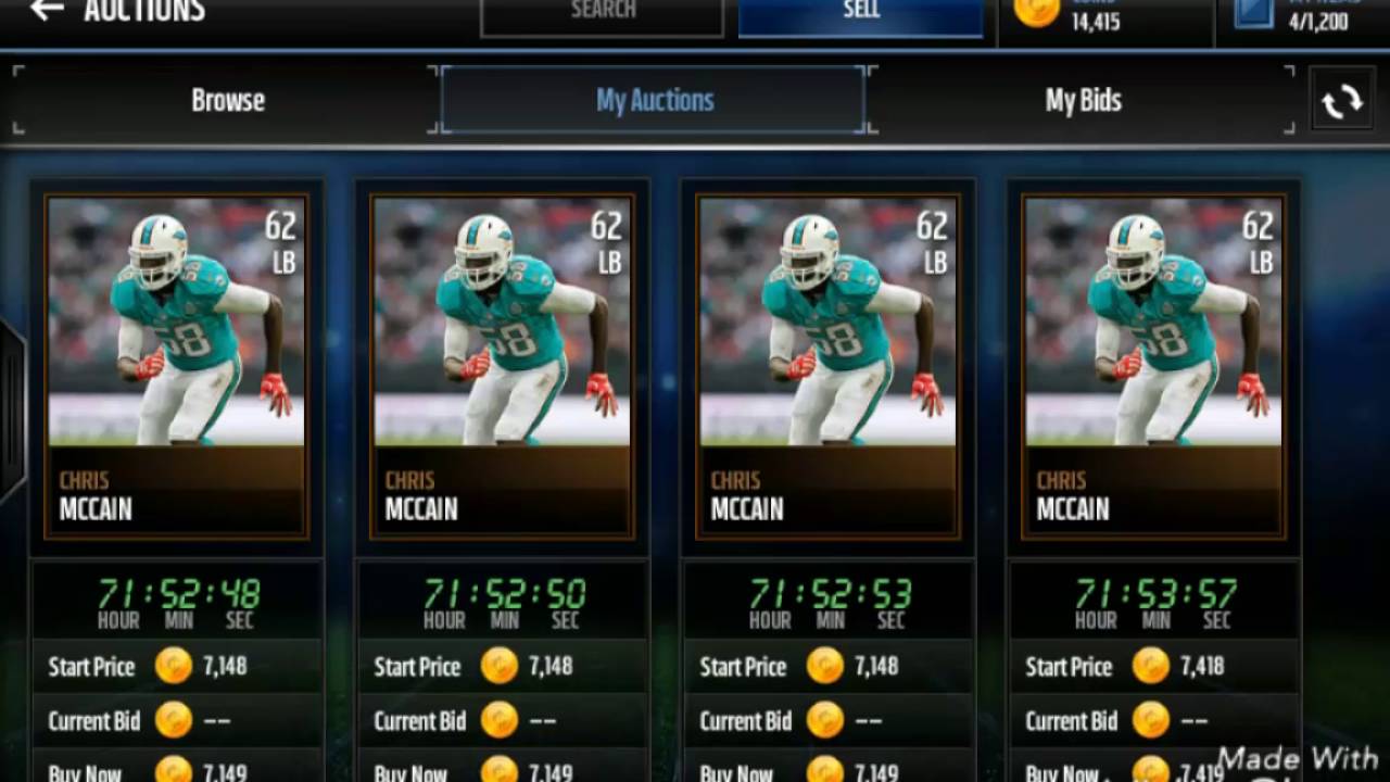 Madden Mobile 17 Coin Glitch