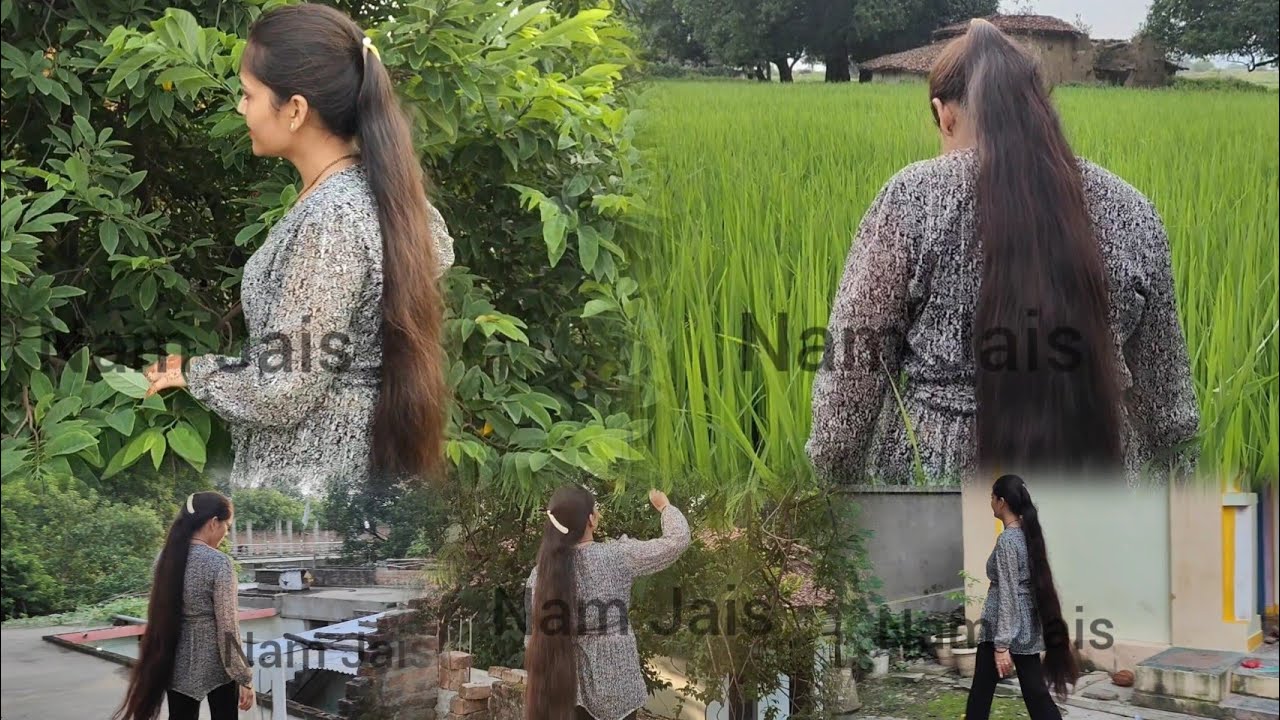 My Village Home Tour | Exploring My Hometown Mayka | Namrata Jaiswal Showing Off Her Incredible hair