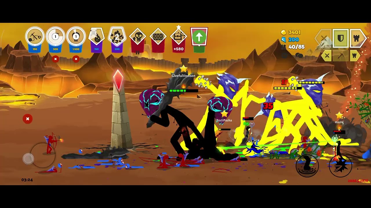 Stickwar stickman saga online War Game 25 02
