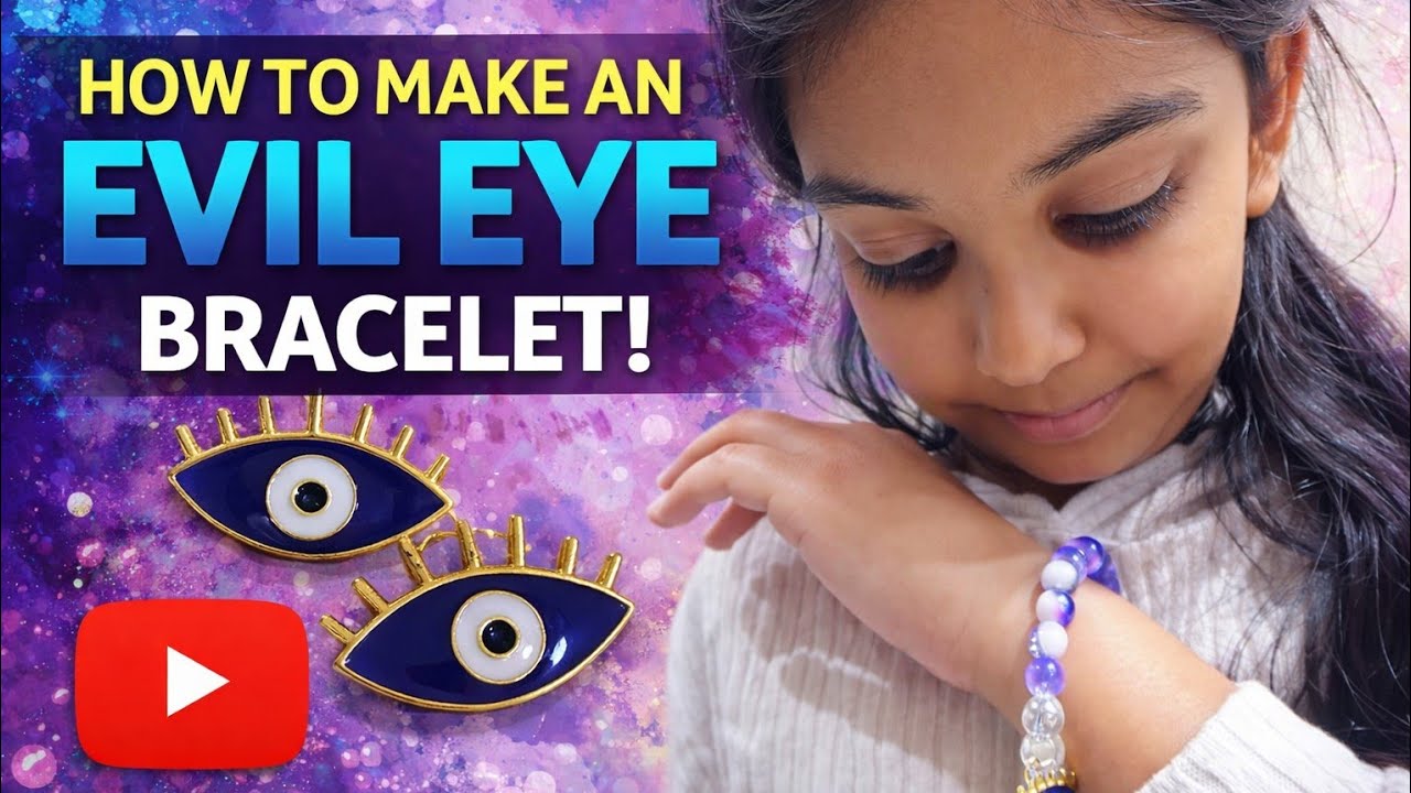 I Created An Evil Eye Bracelet To Protect Me From All My Enemies           #beads #evileye #bracelet