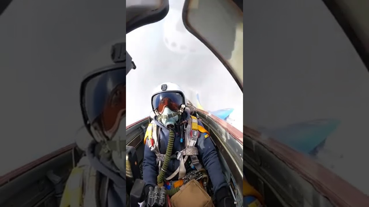 Incredible Ukrainian MiG-29 Flight Capture✈️#UkraineWar #UkraineRussiaWar #mig29 #ukraine