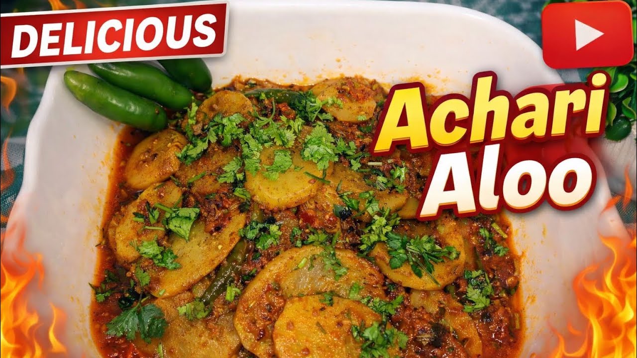 Achari Aloo Recipe | Masalaydar & Tasty | Quick Aloo/Flavourful Bites 
