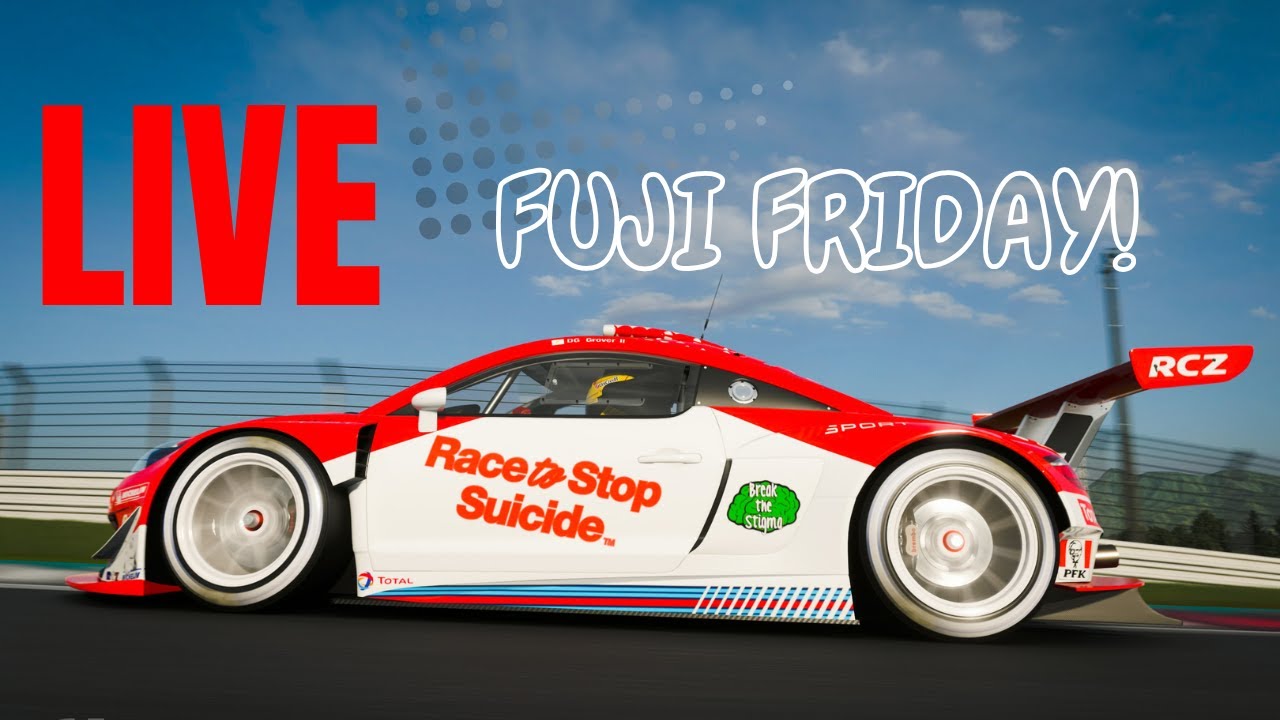 LIVE at Fuji!!! Join me for GT7 and mental health.