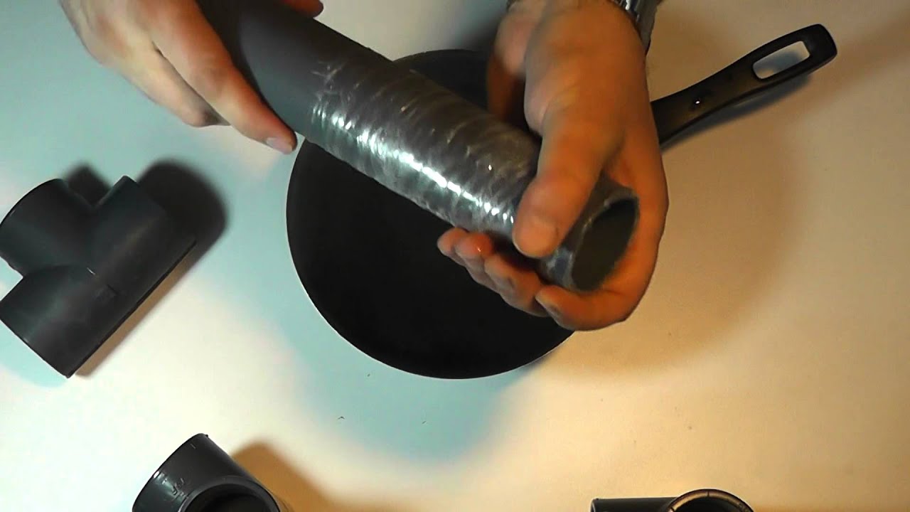 How to make PVC Tees to slide on a PVC tube