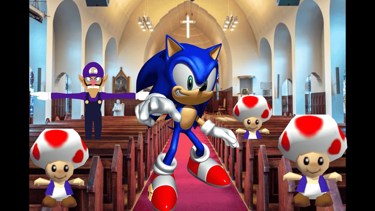 Sonic goes to church!