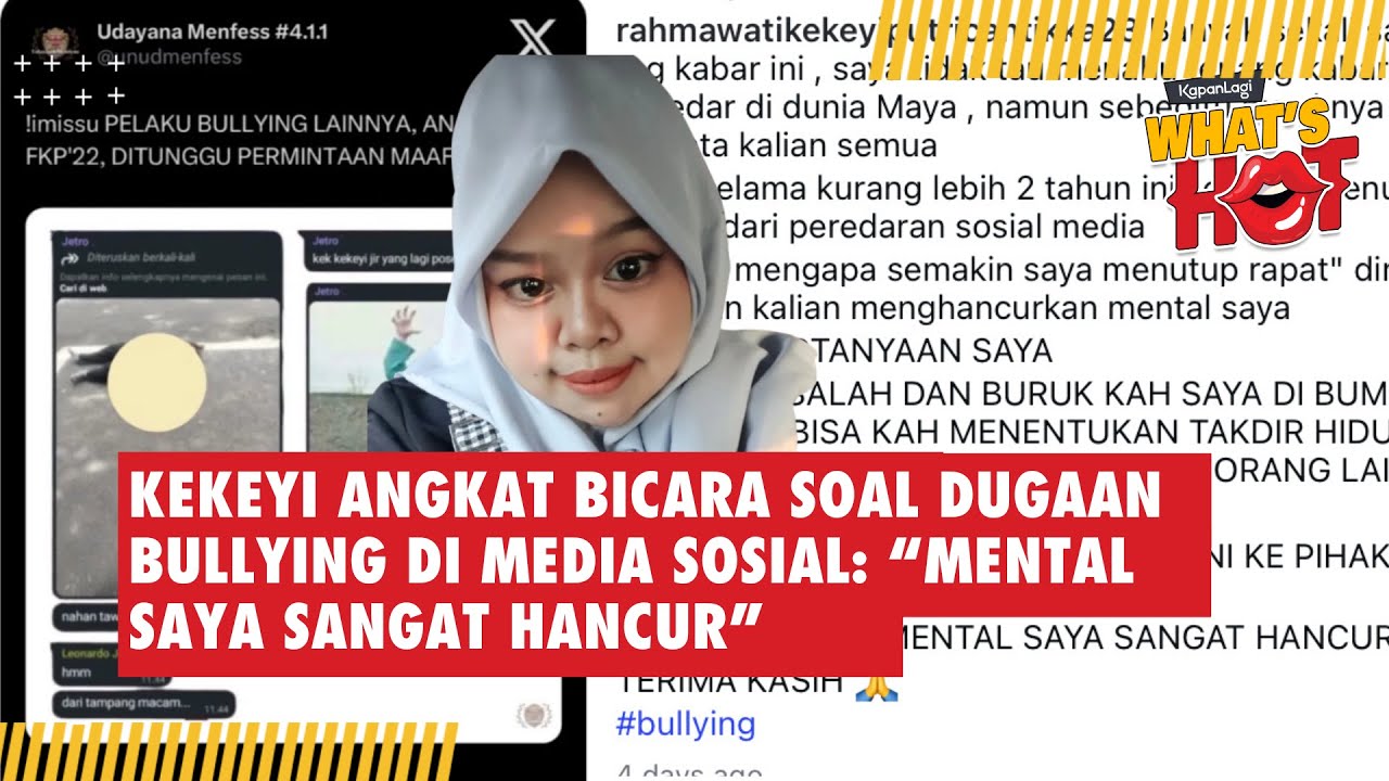 Kekeyi Angkat Bicara Soal Dugaan Bullying di Media Sosial: Mental Saya Sangat Hancur #kekeyi