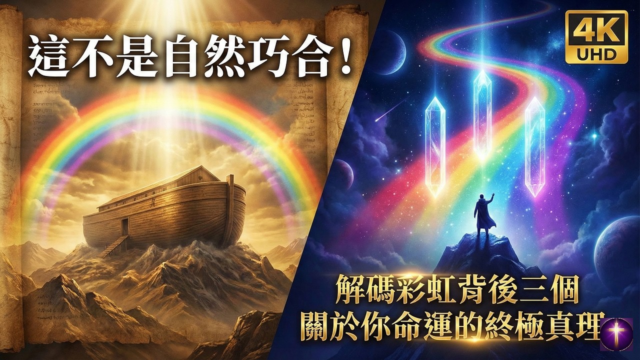這不是自然巧合！它是人類歷史上第一個神聖記號。解碼彩虹背後三個關於你命運的終極真理。