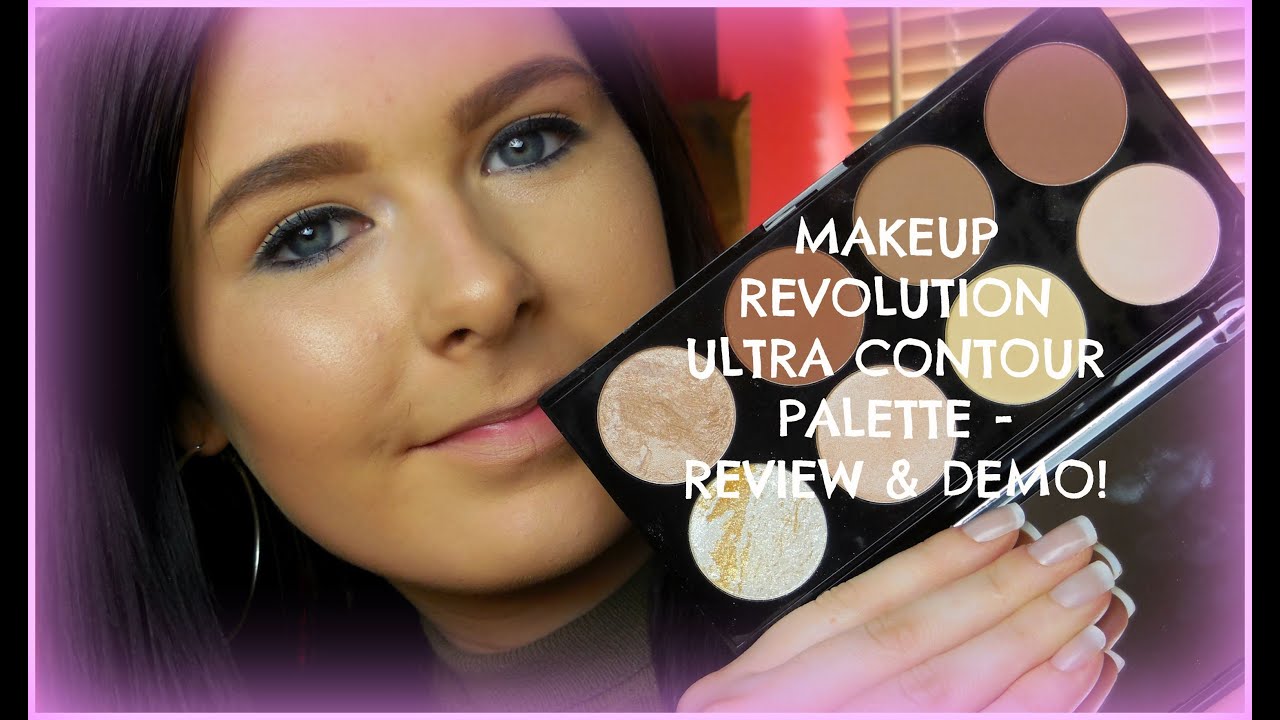 Review & Demo - Makeup Revolution Ultra Contour Palette! |AbbieWilloughby