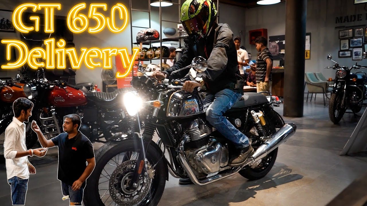 Taking delivery of my new bike  Continental gt 650 Mister clean | Dream bike of every youth
