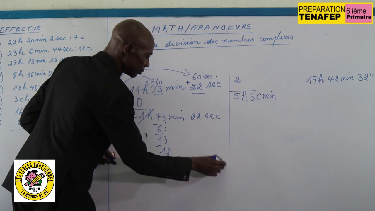 MATH GRANDEUR LA DIVISION DES NOMBRES COMPLEXES