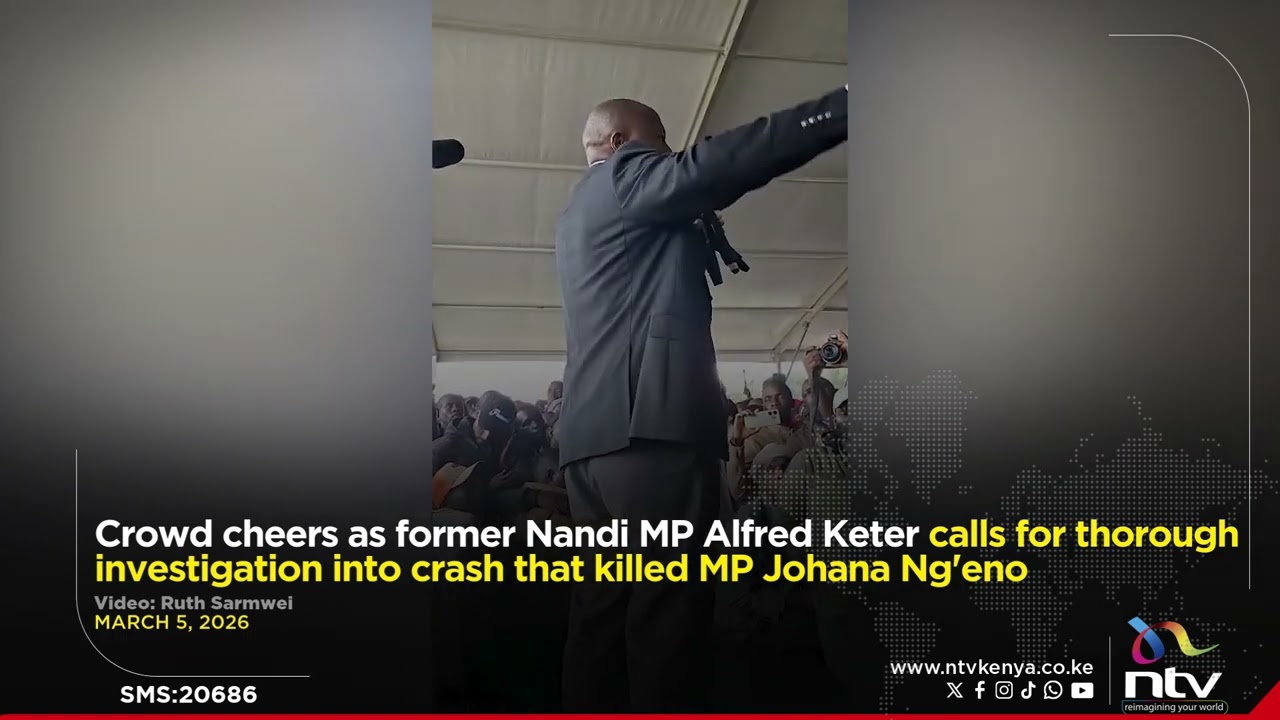 Former Nandi MP Alfred Keter calls for thorough investigation into crash that killed MP Ng'eno