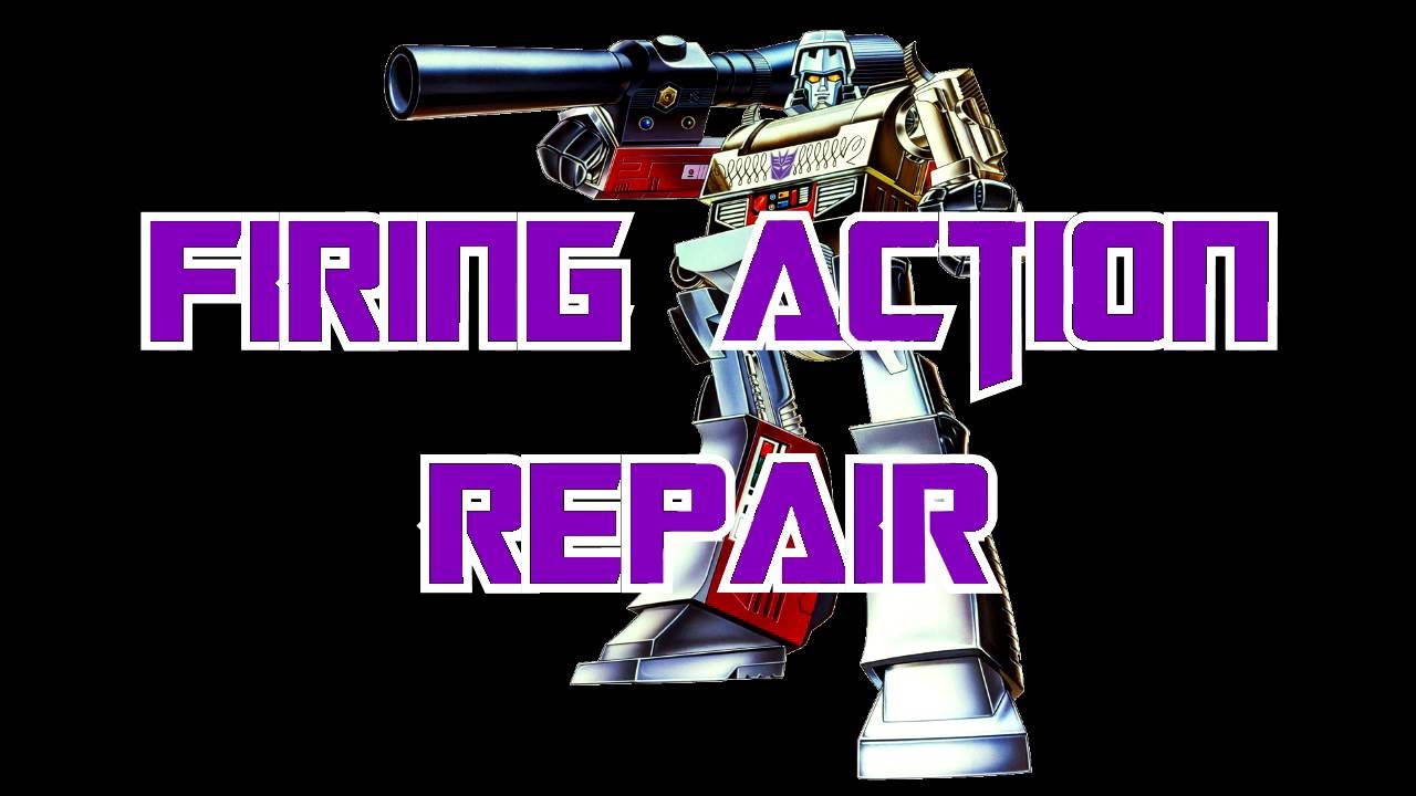 G1 Megatron firing action repair - Transfixed