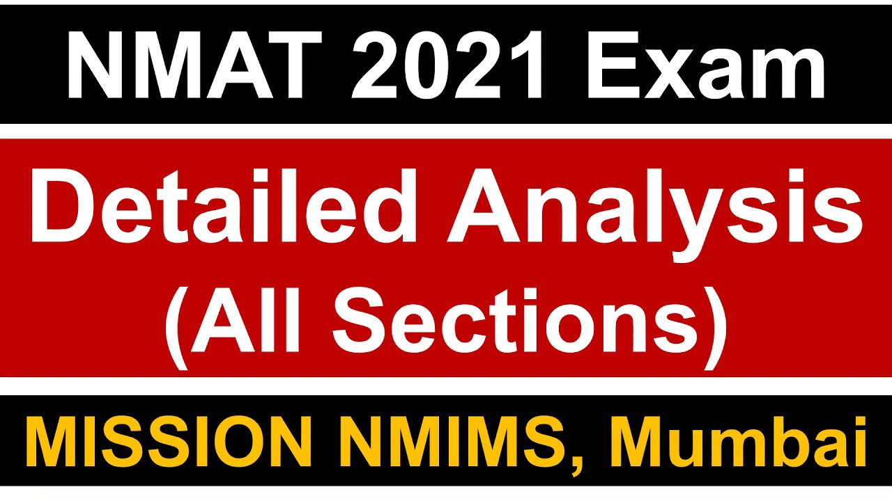 NMAT 2021 Exam: Detailed Section-wise Analysis || Score Maximisation Strategy