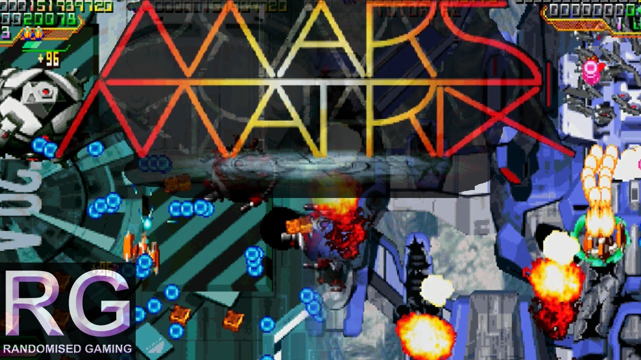 Mars Matrix - Sega Dreamcast - Arcade unlockable Capcom perfect playthrough [HD 1080p 60fps]
