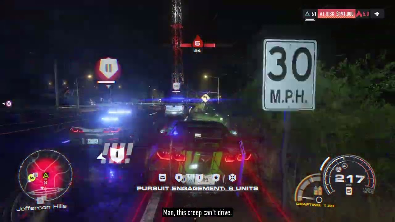 Need For Speed Unbound but i got tragically arrested