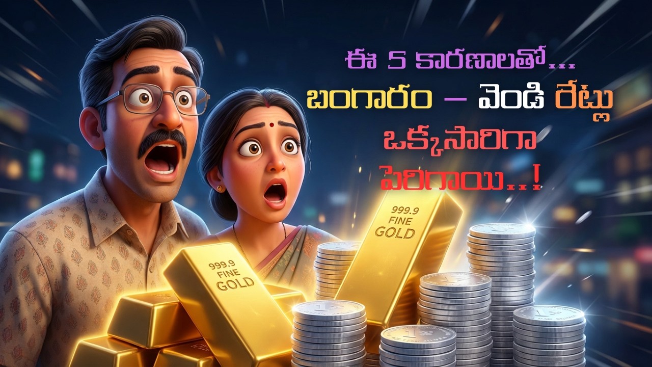 Gold & Silver Prices Are SKYROCKETING Here's Why - తెలుగులో | #gold #silver