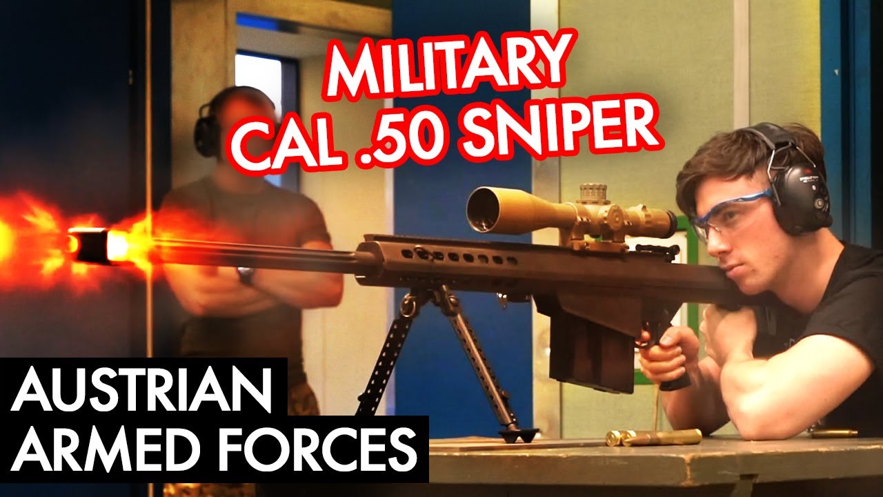 Shooting .50CAL - Austrian Armed Forces Testing Lab