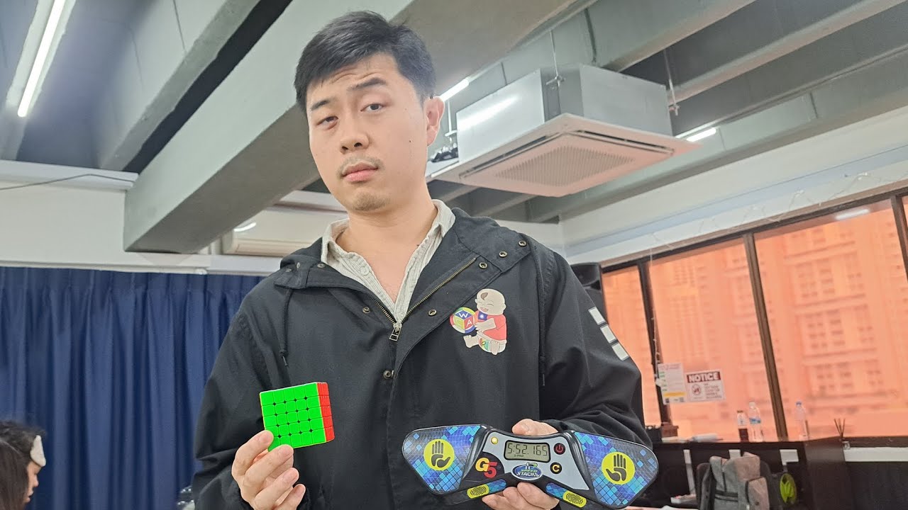 Theodore Chan's 5BLD winning solve - 5:52.16 at Singapore Championship 2026