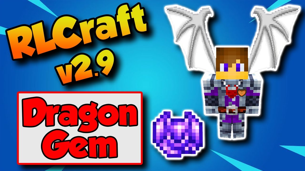 RLCraft 2.9 Dragon Gem 💎 Permanent Dragon Ring