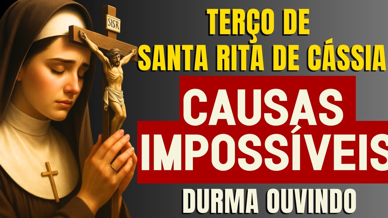 TERÇO MILAGROSO DE SANTA RITA PELAS CAUSAS IMPOSSÍVEIS REZE NESSE DIA E VEJA OS MILAGRES NA SUA VIDA