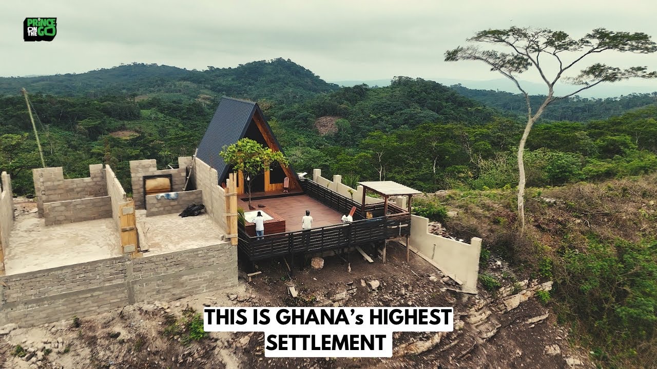 I toured a House at the Highest Point in Ghana #buildinginghana
